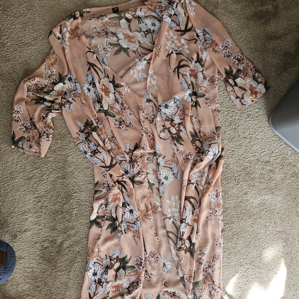 Floral Pink Kimono